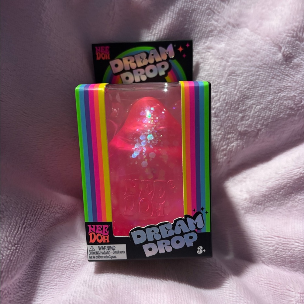 NeeDoh Dream Drop Glitter Stress Toy - Pink